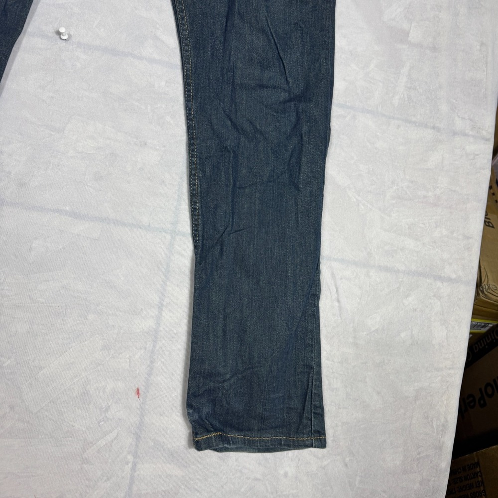 Levi's 511 Mens Straight Leg Jeans Blue‎ Denim Dark Wash 5-Pocket W32 L32 - Picture 12 of 16